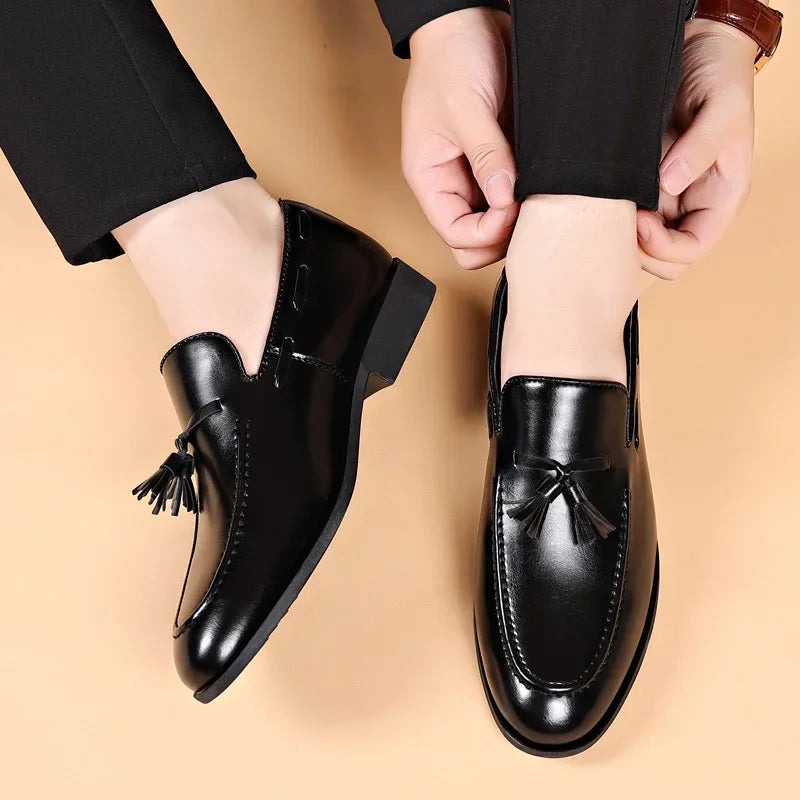 Summer Fashion Casual Leather Shoes Men Large Size Busines shoes