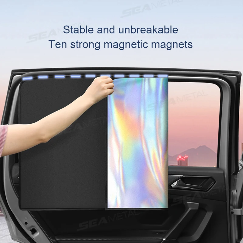 Magnetic Car Side Window Sun Shade Curtains