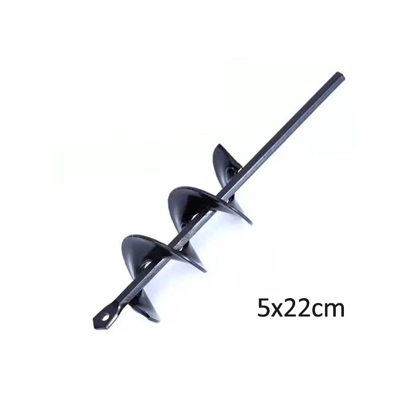 Planter Auger Spiral Drill Bit Flower Planter Earth Planting Hole Cutter