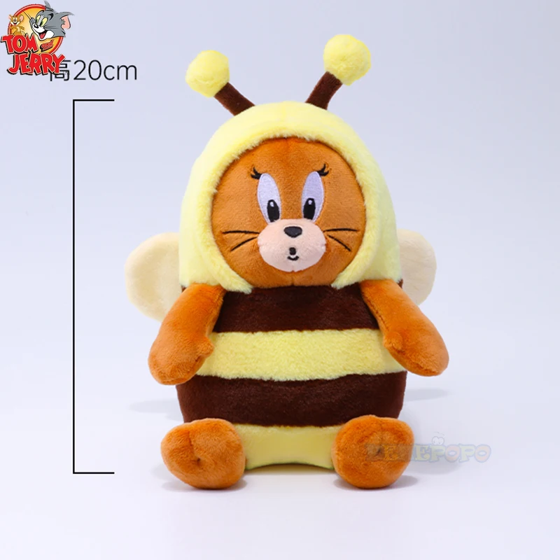 Whimsical Tom and Jerry Plush Dolls in Bee Design