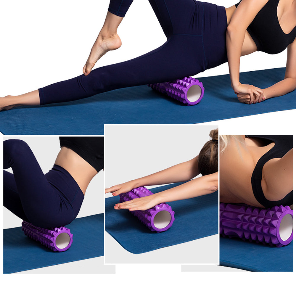 1pc Foam Massage Roller, Hollow Yoga Column Fitness Equipment for Muscle Massage