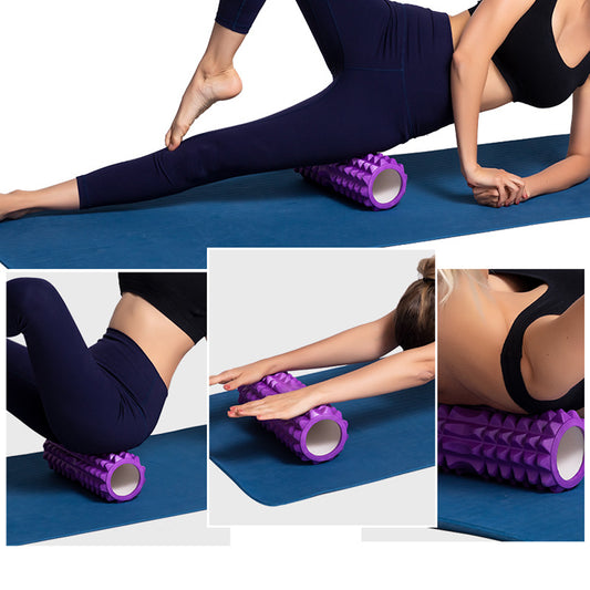 1pc Foam Massage Roller, Hollow Yoga Column Fitness Equipment for Muscle Massage
