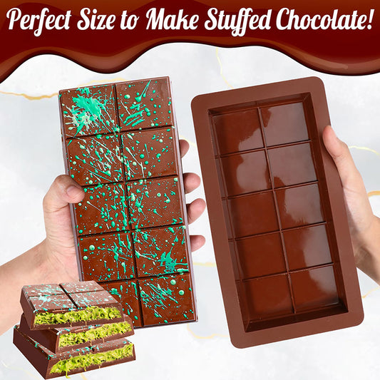Chocolate Bar Mold Non-Stick Reusable Food Grade