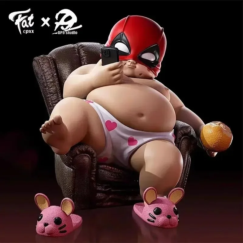 12cm The Avengers Deadpool Fat Figure Cute Anime Action