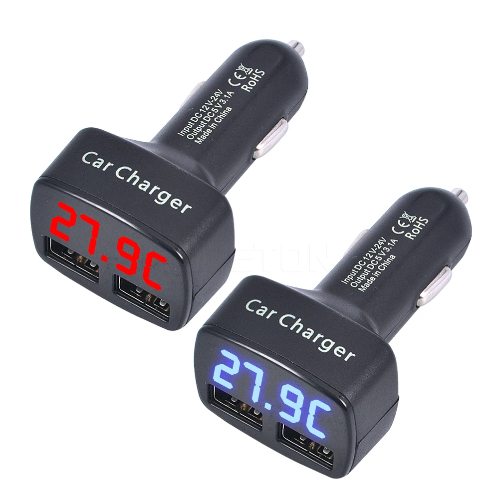 4 In 1 Car Charger Quick Charge 3.1A
