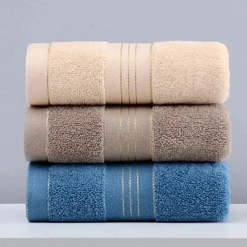 2 Towels Thickened Absorbent Towel Pure Cotton