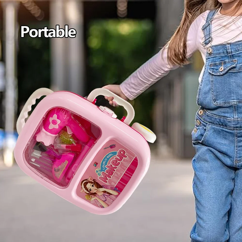 Kids Makeup Set for Girls Mini Pretend Play Set