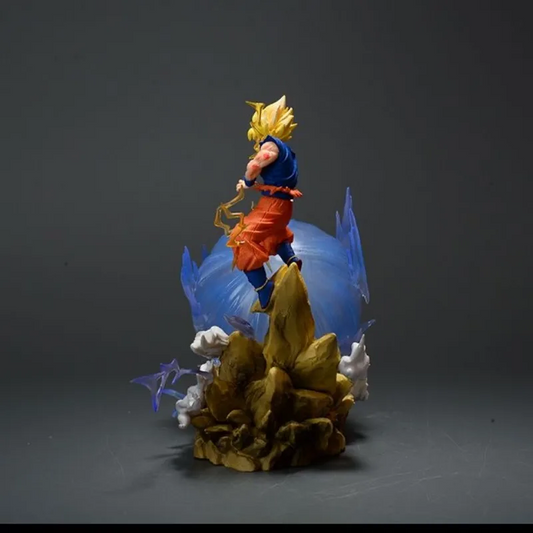 Anime Dragon Ball Z Majin Buu Vs Son Goku Figurine 22CM