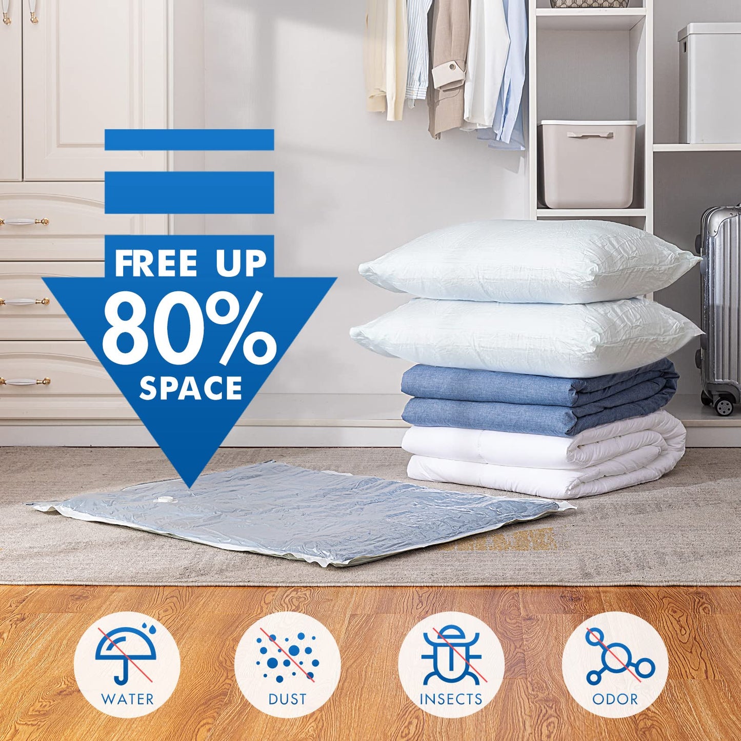 Vacuum Storage Bags for Comforter and Blankets