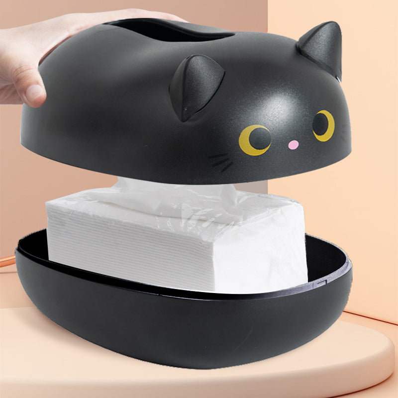 Cute Cat Tissue Box Napkin Storage Box