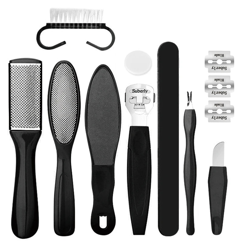 Foot Care Tool Pedicure Manicure Kit Set Stainless Steel