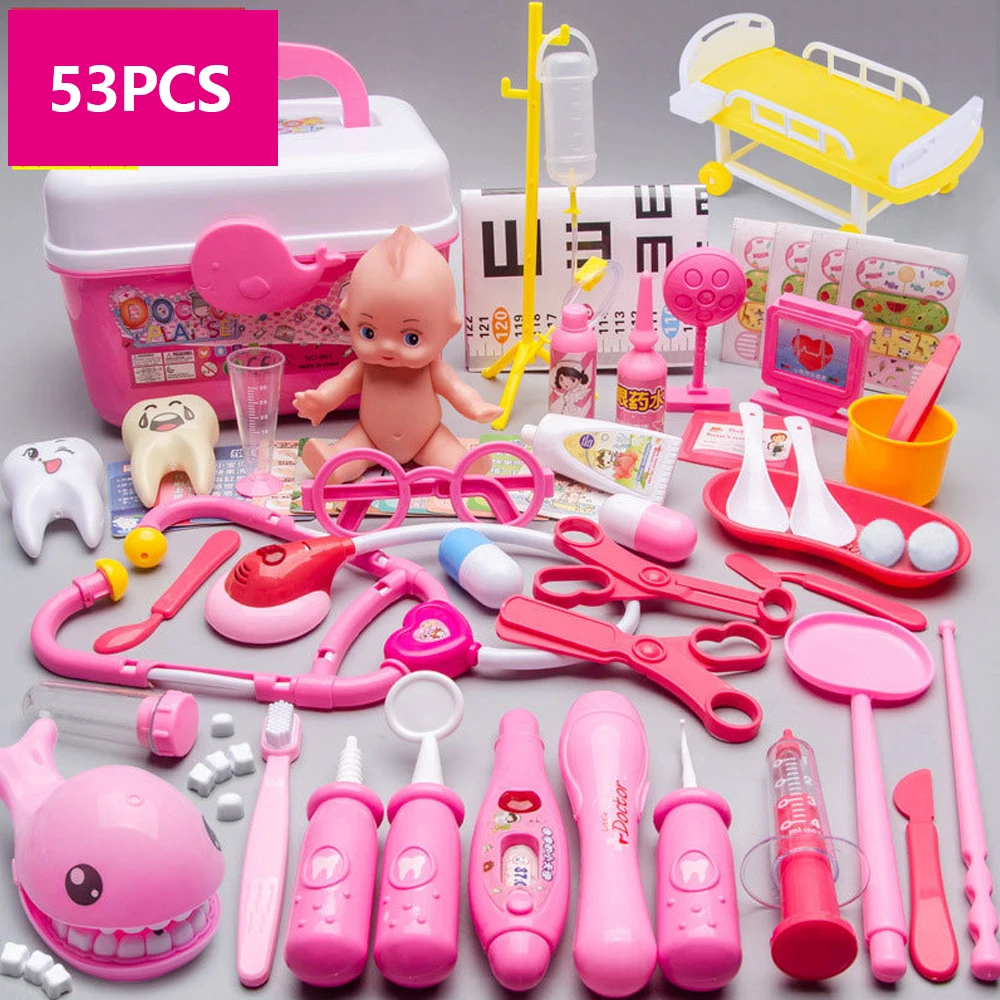 Doctor Toys for Kids 53PCS Doctor Pretend Play Se