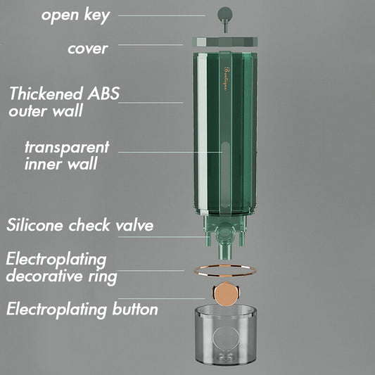 Wall Mounted Bathroom Liquid Soap Dispenser