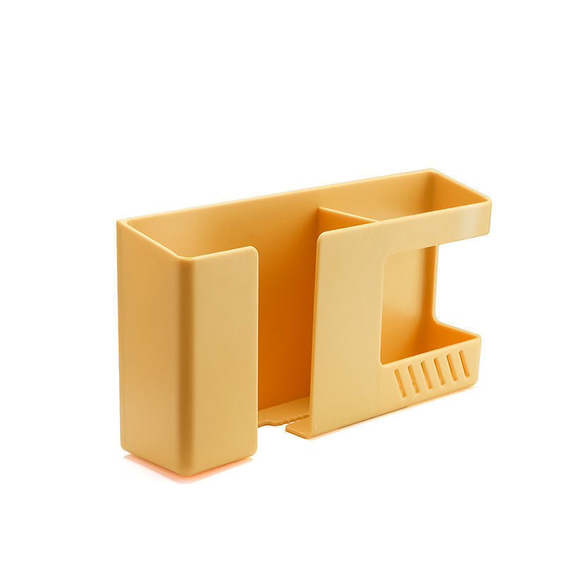 2 In 1 Wall-mounted Mobile Phone Remote Control Storage Box