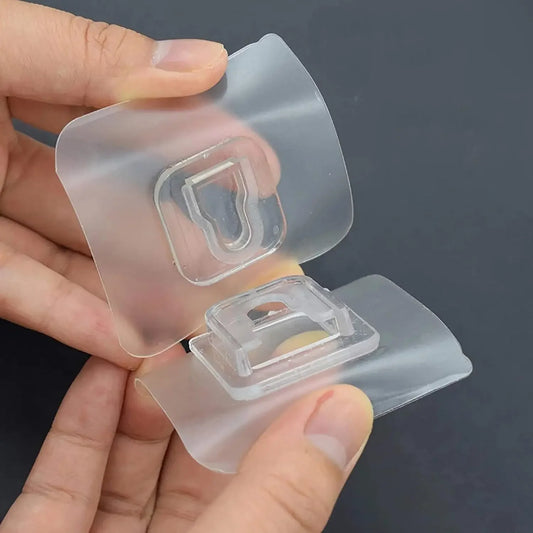 Double-Sided Hooks Strong Adhesive Transparent