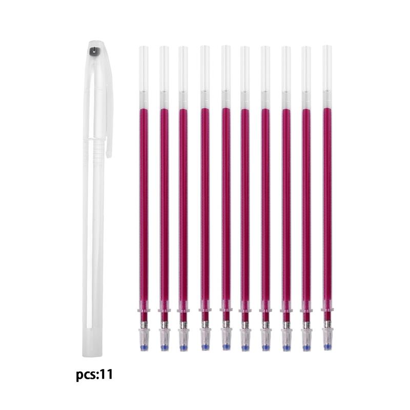 10Pcs/Set Heat Erasable Magic Marker Pen Temperature