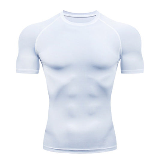 Men's T Shirt Outdoor Training Fitness Gym Jogging Running