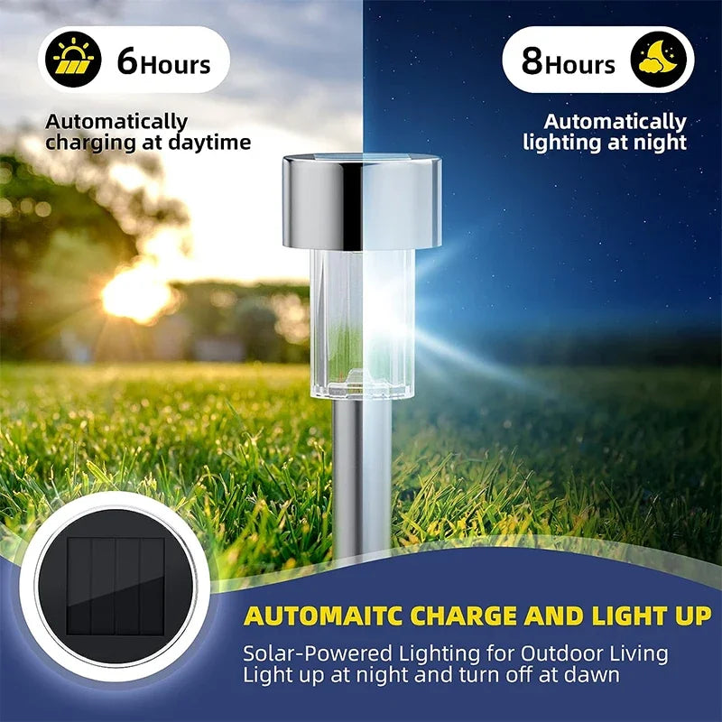 10Pack Solar Outdoor Lights Garden Lantern