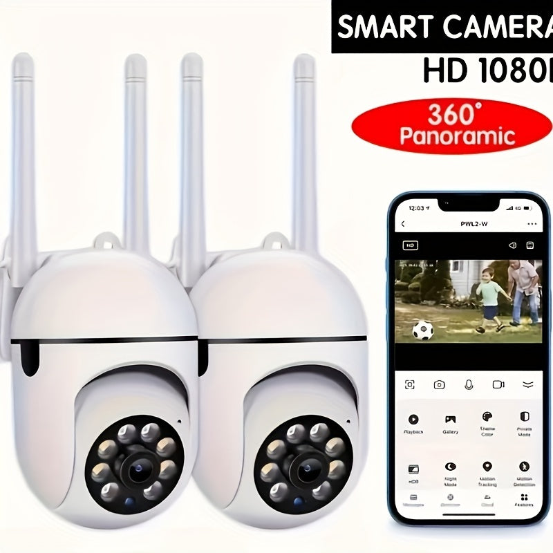 1080P PTZ WIFI IP Camera Audio CCTV Surveillance 4X Zoom