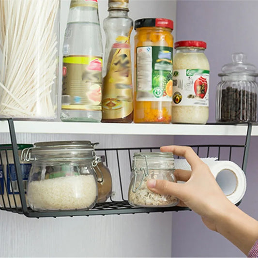 Multi Functional Perforated Kitchen Bathroom Storage Hanging