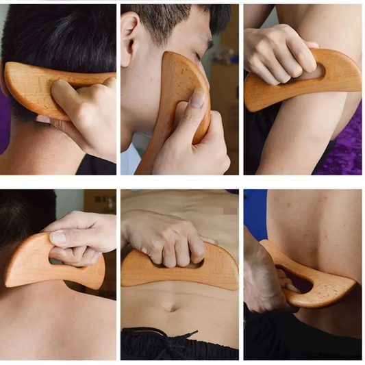 Wooden Gua Sha Tool Scraping Board Massage Tool