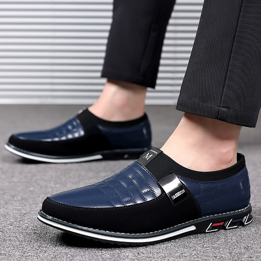 Fashion Men Leather Shoes Daily Office Loafers Lightweight