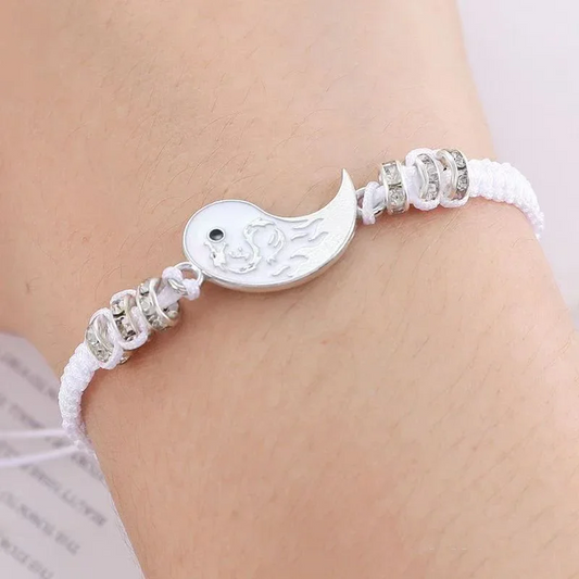 Fashion Dragon Figure Yin Yang Bracelet Couple