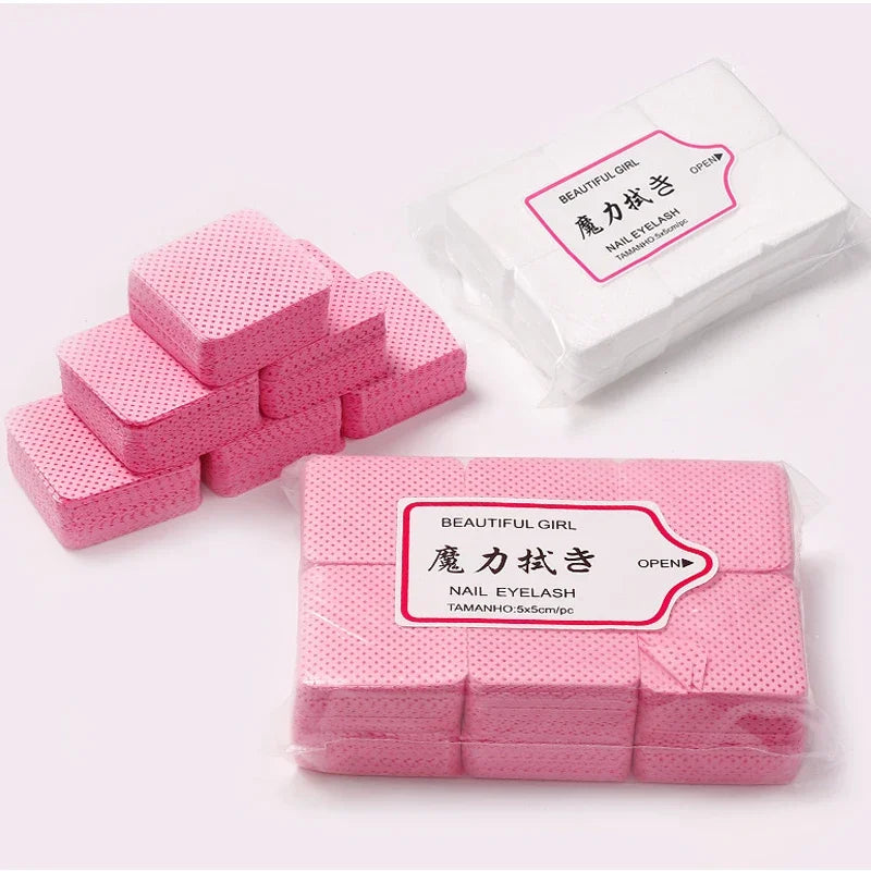 nail art Lint-Free Eyelash Glue Wipes Paper Gel Polish Remover