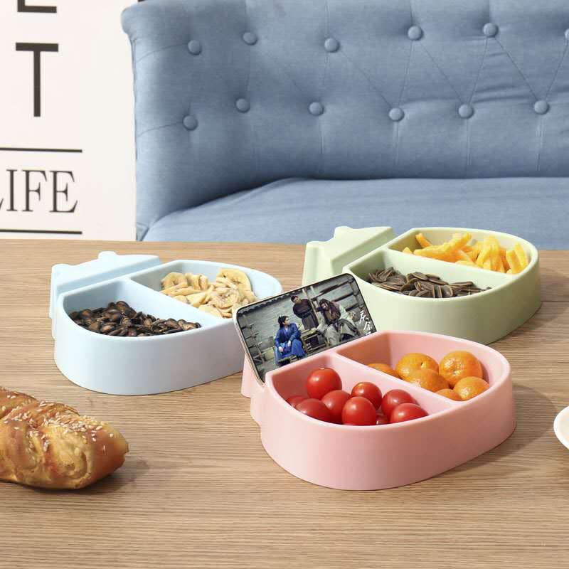 Plates For Food Creative Shape Lazy Snack Bowl