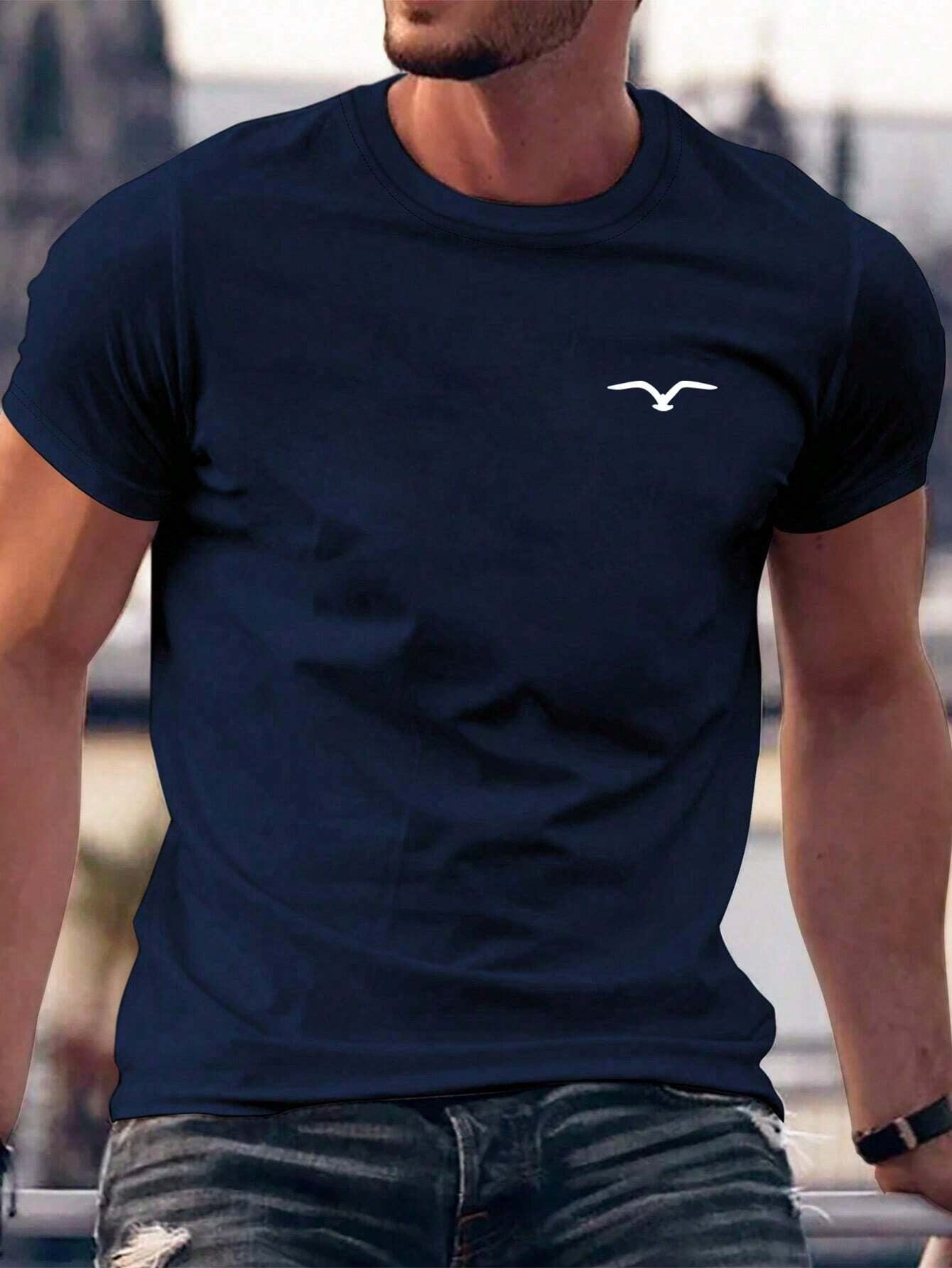 Men Cotton T-shirt Luxury Brand Fashion Big Size Top Casual Short Sleeve