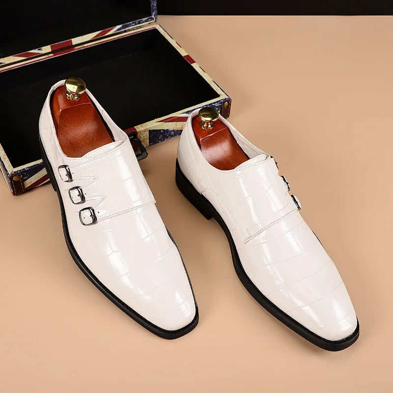 Slip on Dress Shoes Men Oxfords Fashion Business Office Men's Shoes