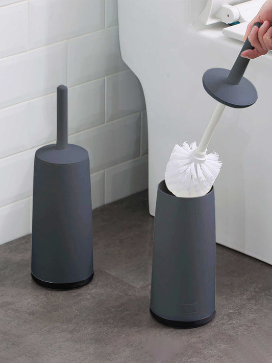 Plastic Toilet Brush With Standing Base Long Handle