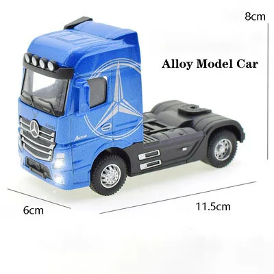 1:50 Diecast Alloy Truck Head Model Toy Container