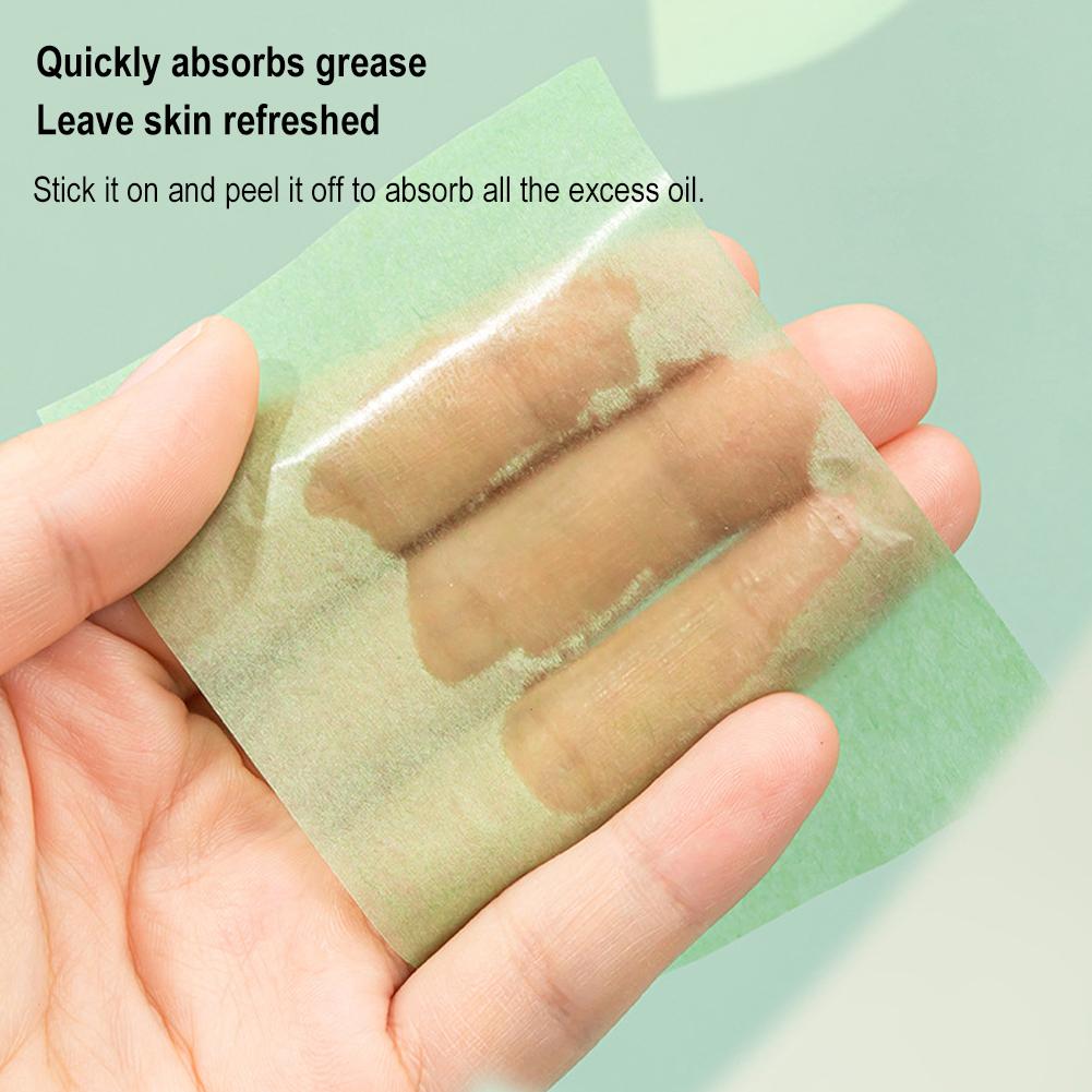 100Pcs new Face Oil Blotting Paper Protable