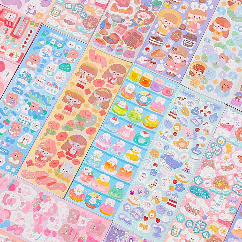 Kawaii Stickers for Kids Cute Stationary Aesthetic Diary