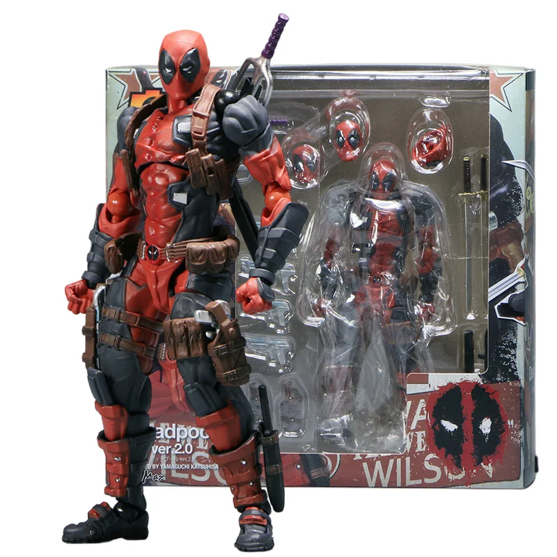 AMAZING YAMAGUCHI Deadpool & Wolverine 2.0 Grey Action Figure