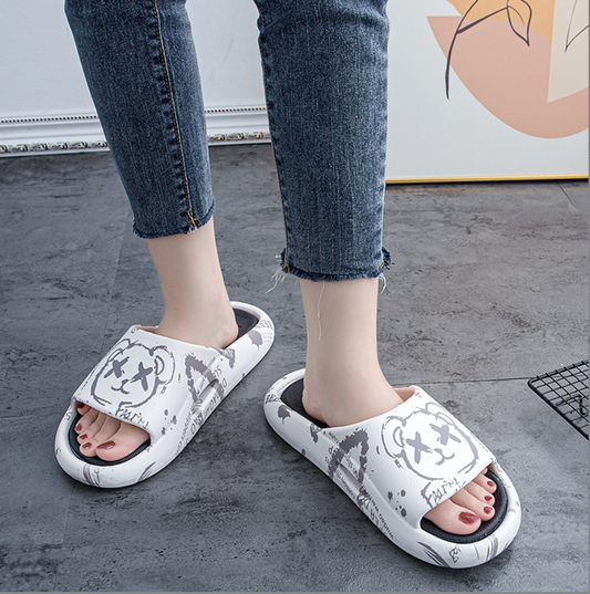 1pc Summer PVC High Quality Anti Slip Slides Color