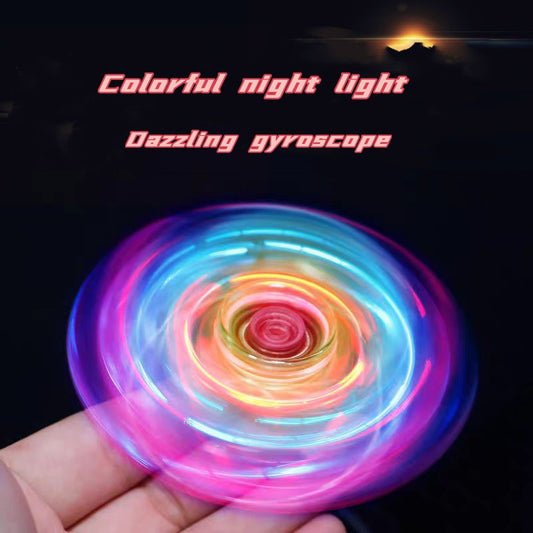 Crystal Luminous LED Light Fidget Spinner Hand Top Spinners