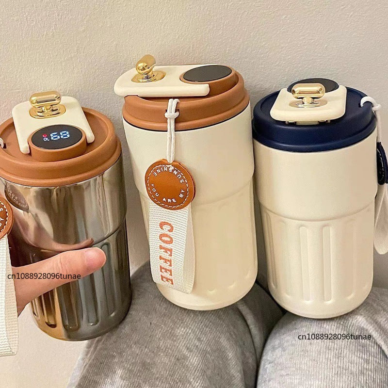 Intelligent Digital LED Temperature Display Coffee Cup