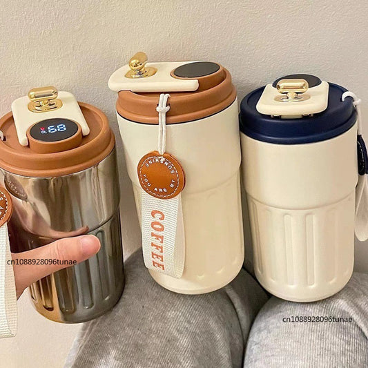 Intelligent Digital LED Temperature Display Coffee Cup