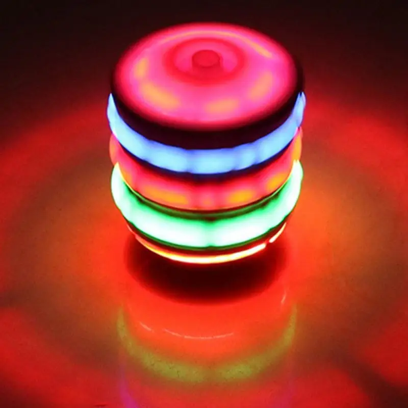 Spinning Top Colorful Flash LED Light Laser Music