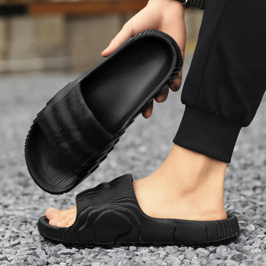 Soft Home Slippers Couple Summer Indoor Skid
