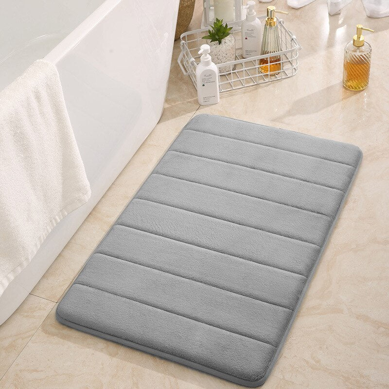 50*80cm Bathroom Anti-skid Mat, Quick Water Absorption