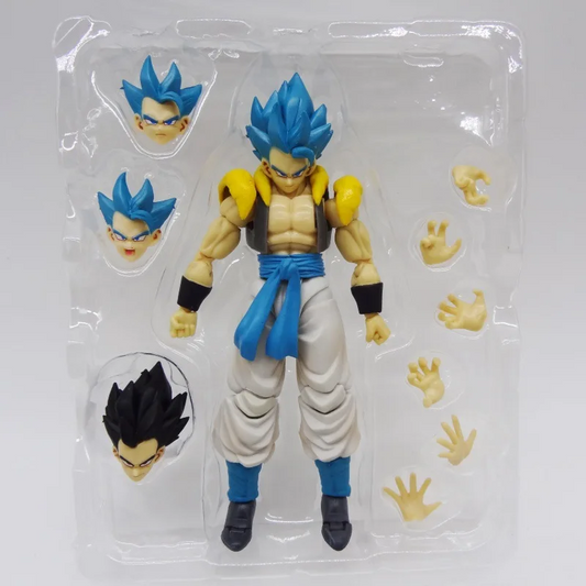 15cm Shf Dragon Ball Gogeta Super Saiyan Blue Anime Action Figure