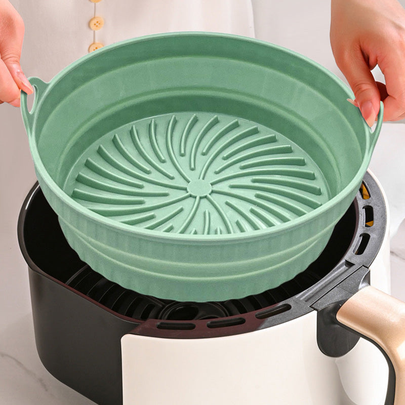 Foldable Air Fryer Silicone Liners Reusable Silicone Air Fryer