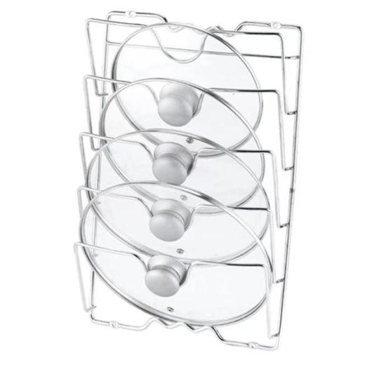 Kitchen Organizer Rack Wall Hanging Pot Cover Rack Five-Layer