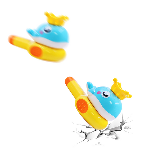Small horn floating ball, children and baby exercise blowing toy