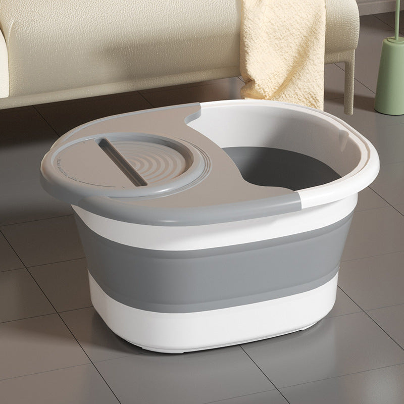 Foldable Home Foot Bath Bucket Massage Foot Wash Leisure