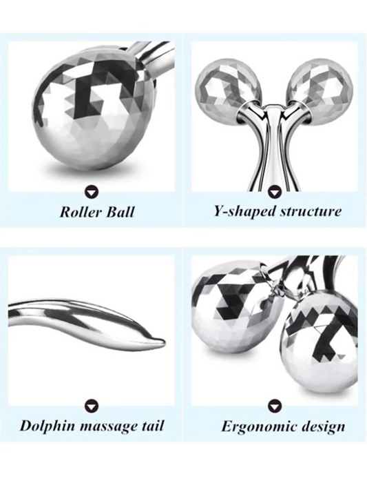 Face Rolling Massager Facial Lift 3D Manual Roller