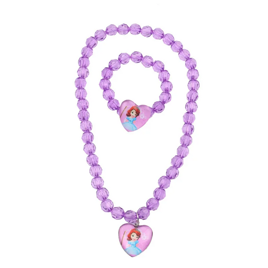 Disney Frozen Necklace Bracelet Set